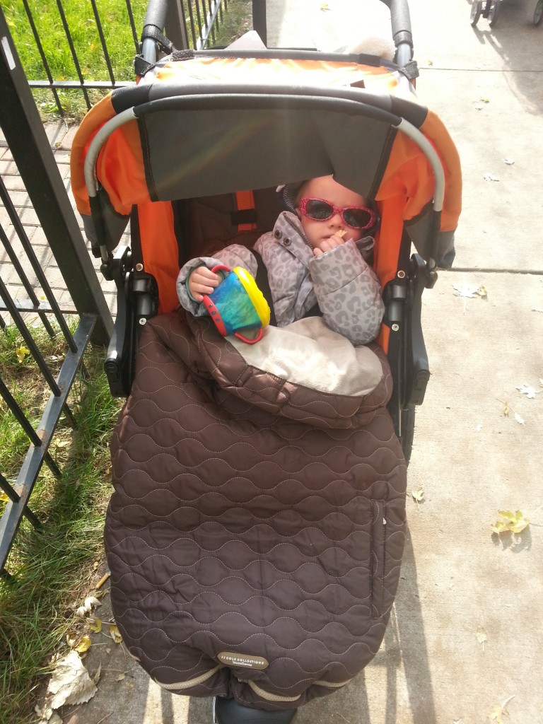 A outside
