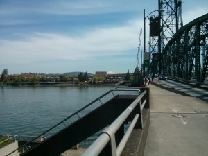 ooo, that's Mt. Hood peeking out