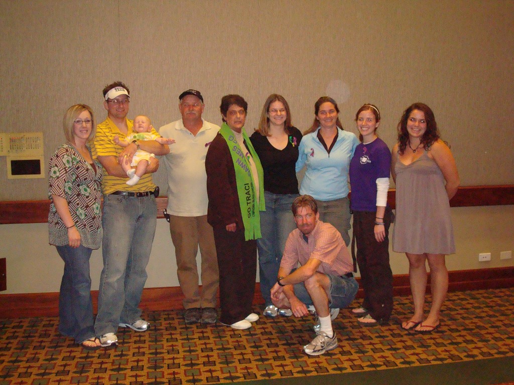 with the Ackron familia at the '08 Chicago TNT pasta dinner