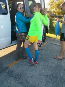 Fashion PR (w Mere in the blue jacket)