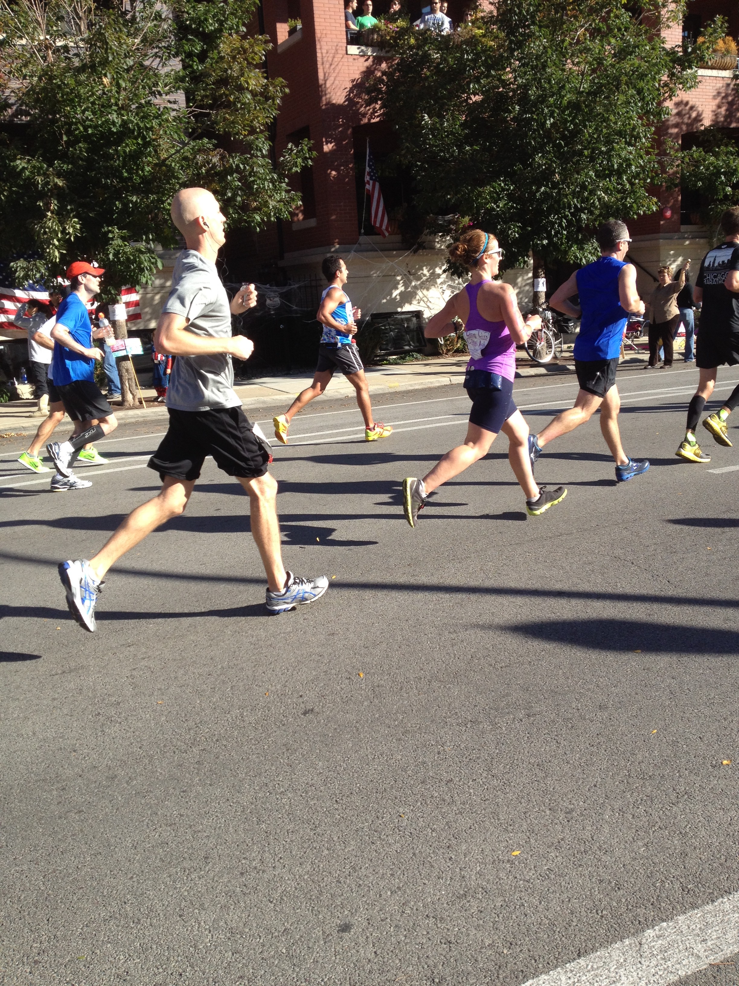 from Chicago '13, circa mile 16. This marathon PR is going to fall... and hard.
