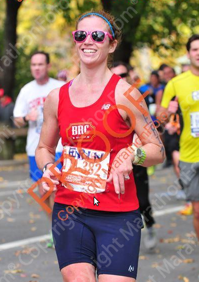 seeing the finish line... and rockin' the cameltoe antithesis. one day I will find an awesome pair of running shorts suitable for a marathon