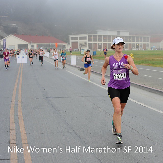 case in point: when you ask me about the Nike women's HM in SF I ran in Oct, I think of this pic ...