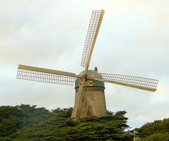 I've tilted toward these guys for a while now. sidenote: strange coincidence that there are not one, but two, windmills in the largest city park in the country (GGP in SF).
