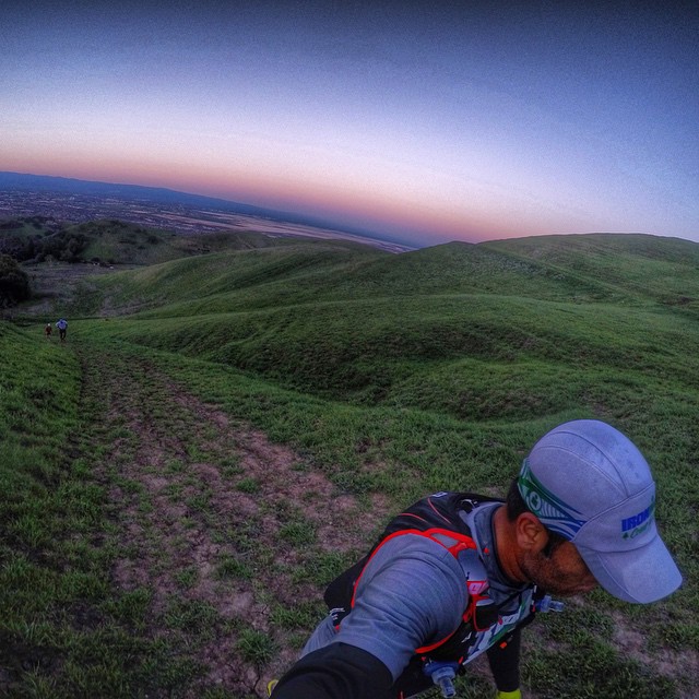 another early morning ascent with CJ and Saurabh, this time a touch faster! #smallvictories [PC: Saurabh]