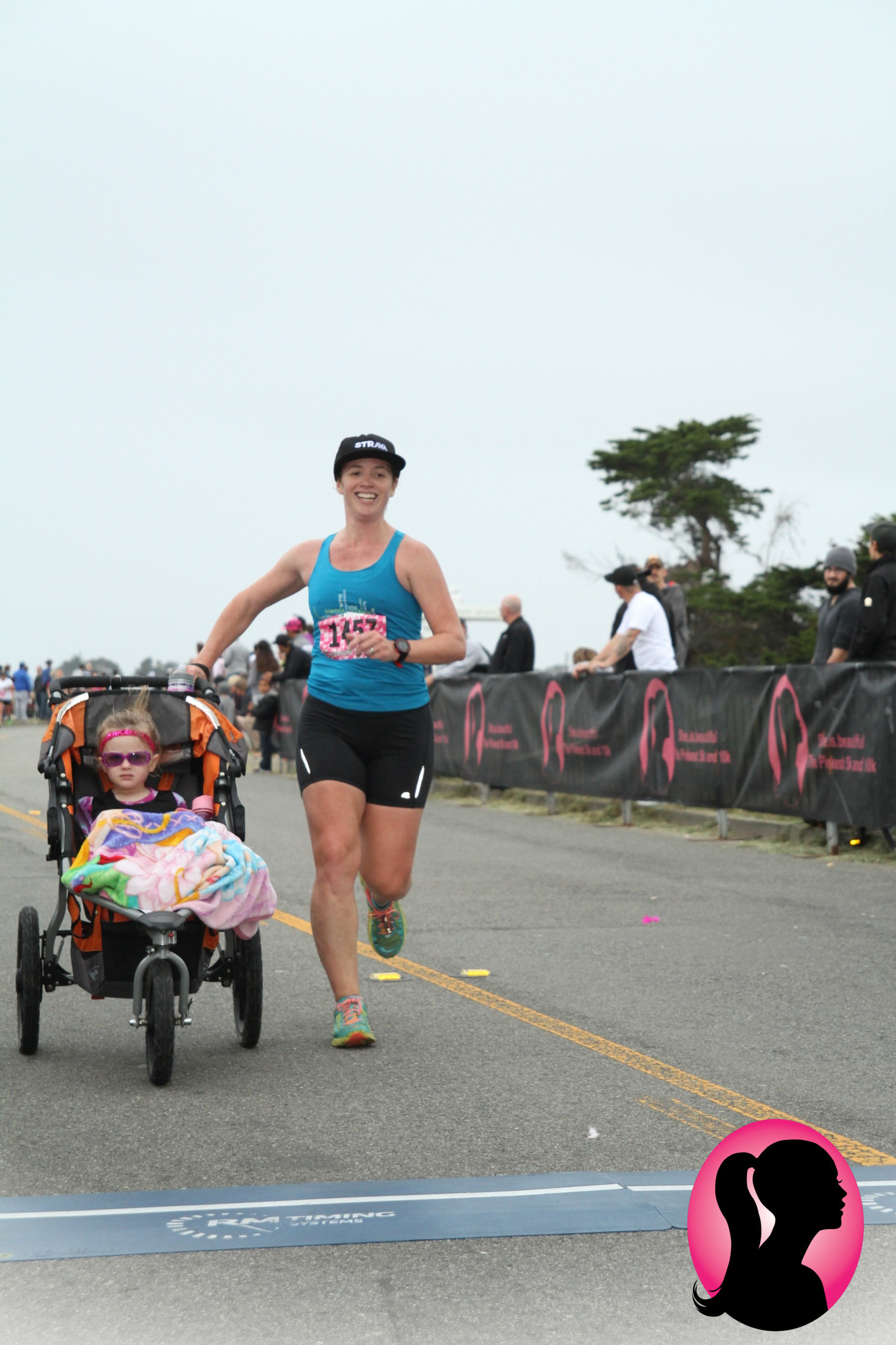 winning the she.is.beautiful 5k stroller division with A was a highlight of this pregnancy (sometime around 19 weeks?)