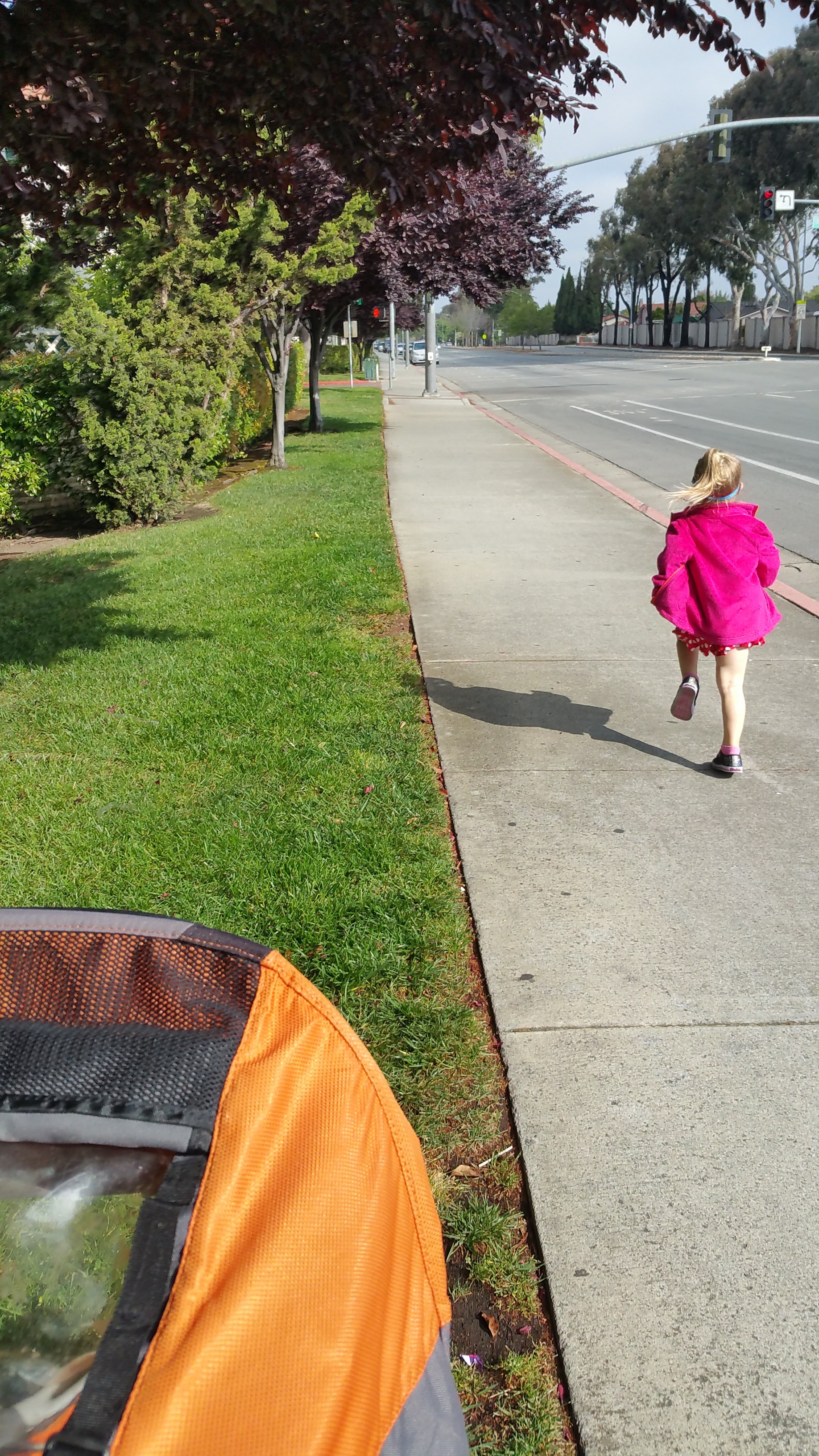 running on Mother's Day with my girl -- pretty awesome stuff. the best type of "running for the hell of it" miles.