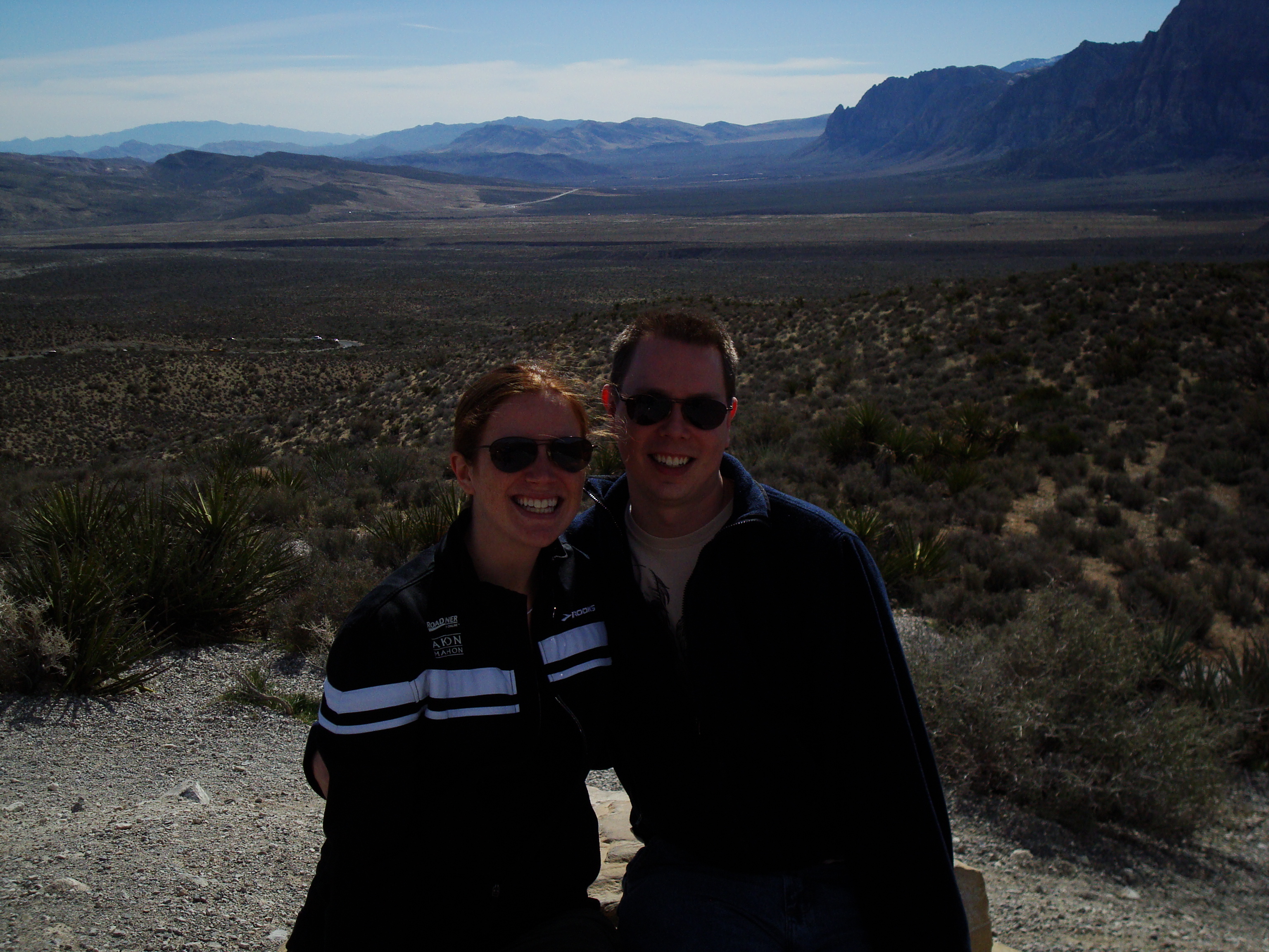 maybe the day? afternoon? after that final double-digit LR during pregnancy 1, we went to Vegas for a 'babymoon.' Pic is from Red Rock Canyon, not my LR in Chicago (obvs). 