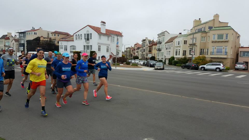 yay running! with TSFM staff Michael (yellow), Meredith, Stephanie, and more [PC: Keith]