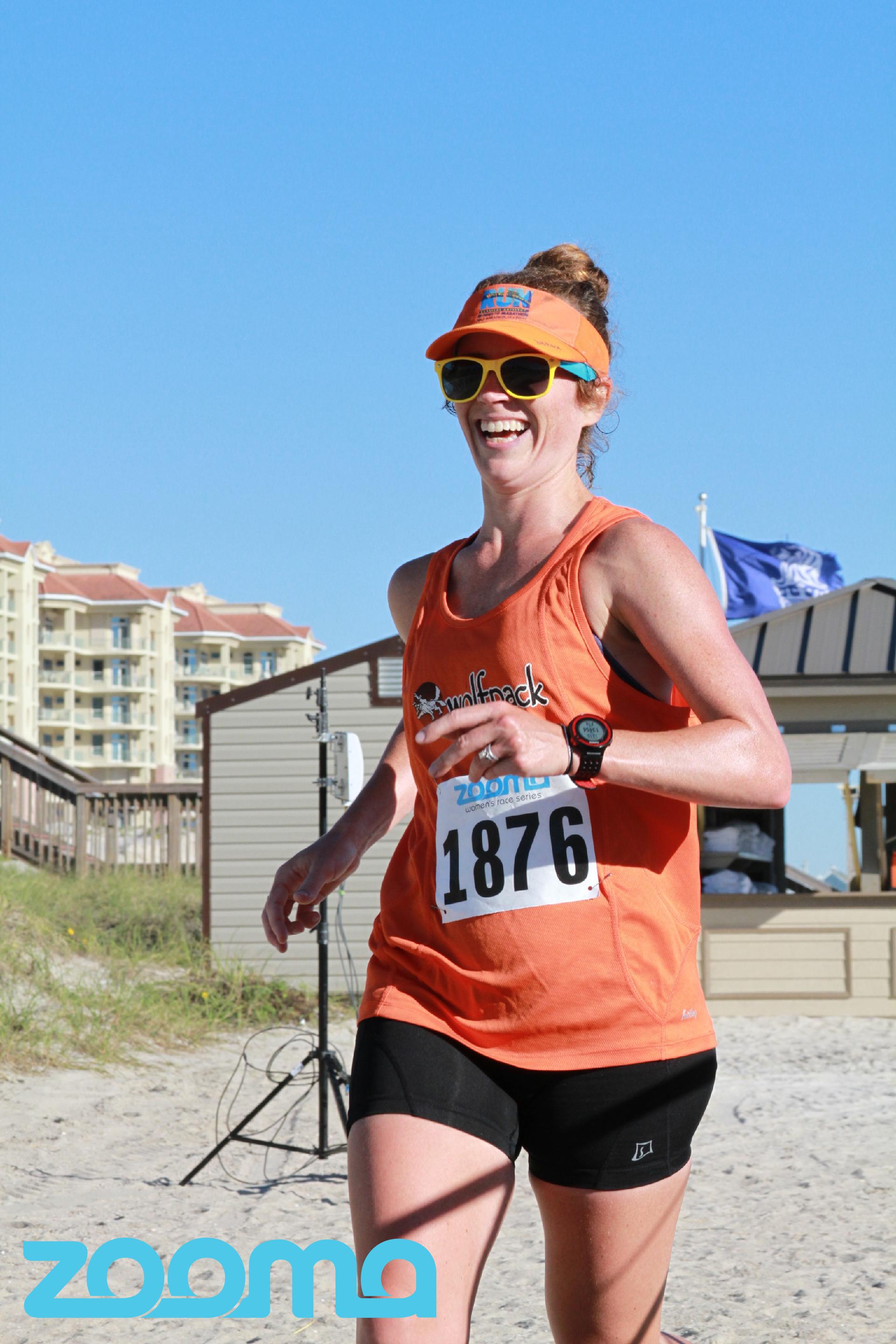 who's happy to stop running in the sand? THIS GIRL!